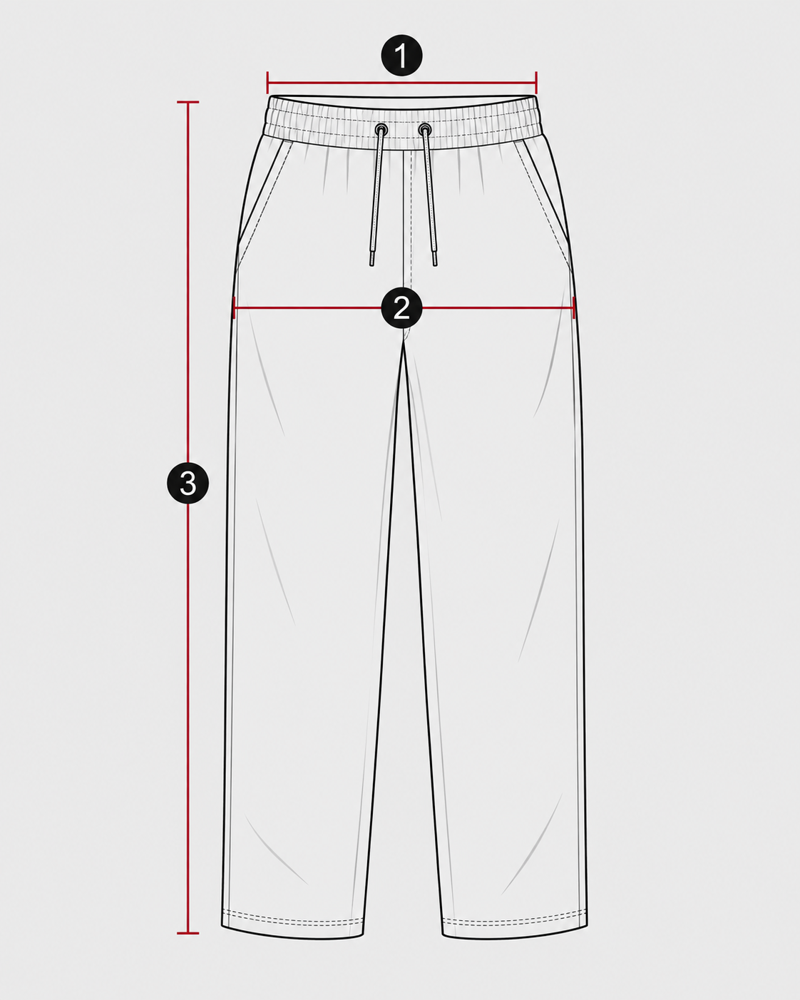 Pants measurement guide